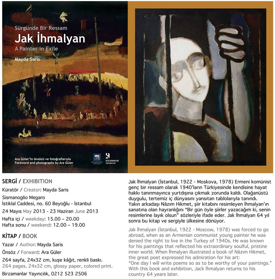 Jak İhmalyan: Sürgünde Bir Ressam Sergisi