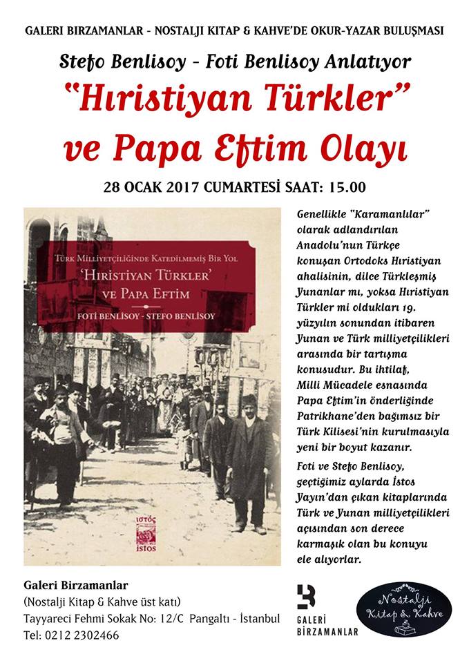 Sohbet: Hristiyan Türkler ve Papa Eftim Olayı