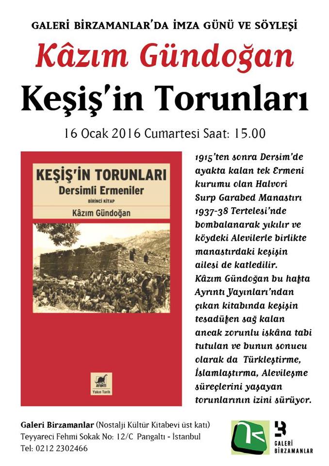 Sohbet: Kâzım Gündoğan'la "Keşiş'in Torunları"
