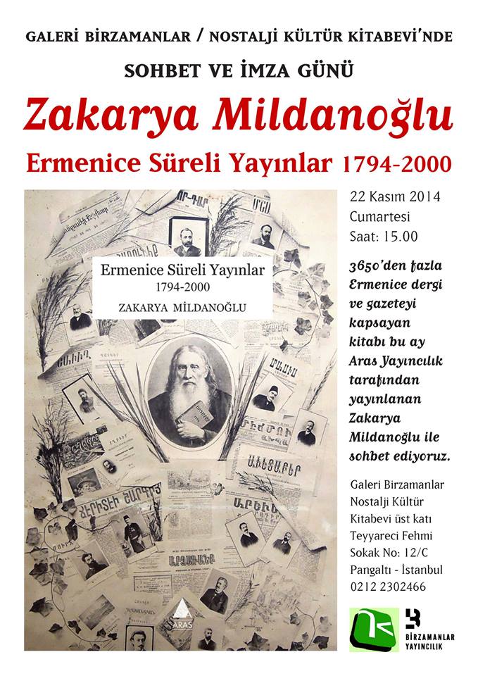 Zakarya Mildanoğlu'yla sohbet ve imza günü