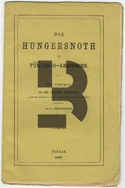 Die Hungersnoth in Türkisch-Armenien