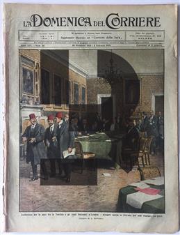 La Domenica del Corriere (Anno XIV, No 52, 1912) (Londra barış konferansı)
