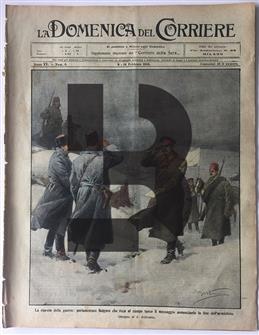 La Domenica del Corriere (Anno XV, No 6, 1913) (Bulgar ve Türk askerleri)