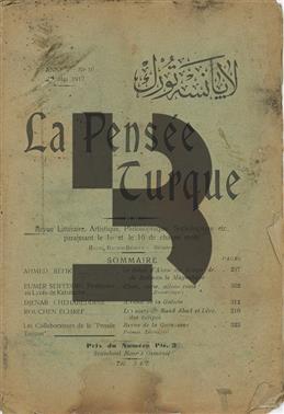 La Pensee Turque - Annee 1 - No 10 - 1917