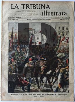 La Tribuna Illustrata (Anno XVII No 19, 1909)  (Mehmed Reşad kapaklı)
