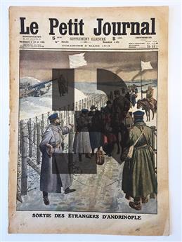 Le Petit Journal (Supplement Illustre) #1163 (İtilaf devletlerinin Edirne'den Ayrılması)