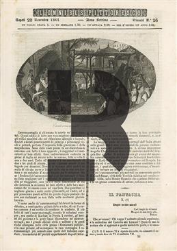 L'Omnibus Pittoresco 28 November 1844 No 26 (İZMİR SAYISI) (Güzel Hisar kapaklı)