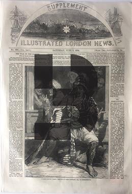 Supplement Illustrated London News, No 868, 1854 (Başı Bozuk asker kapaklı)