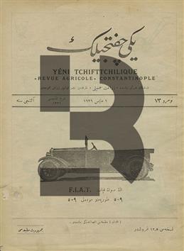 Yeni Çiftçilik Mecmuası = Yeni Tchifttchilique Revue Agricole (Sayı 73, 1 Mayıs 1926)