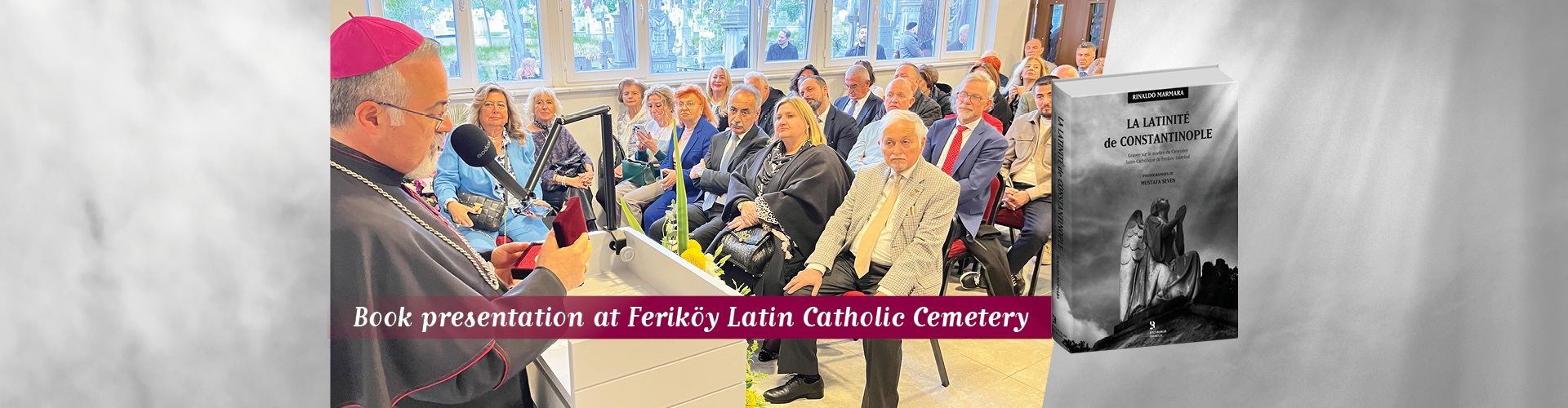 Feriköy Latin Katolik Mezarlığı’nda Kitap Tanıtımı